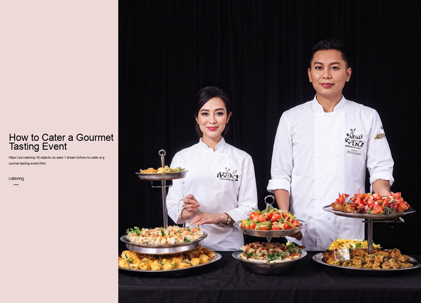 How to Cater a Gourmet Tasting Event